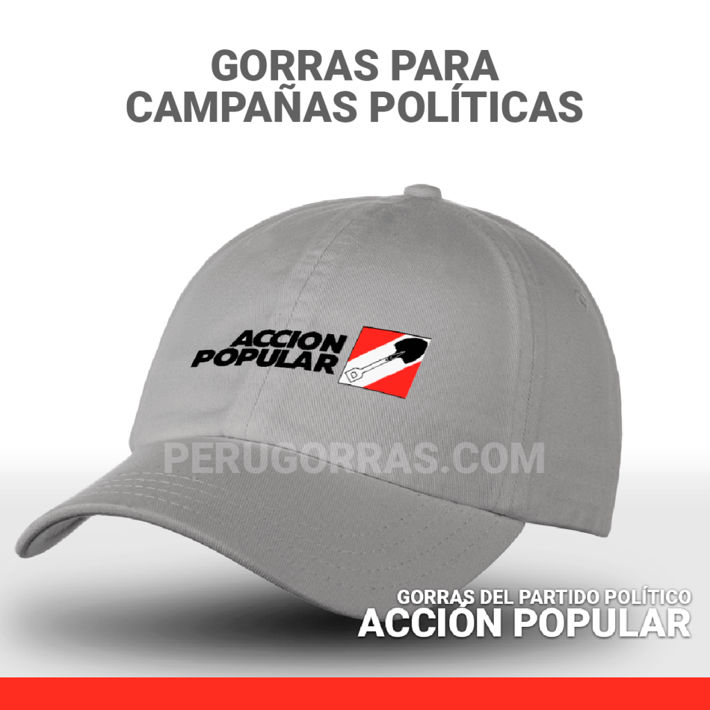 Gorras para campañas políticas